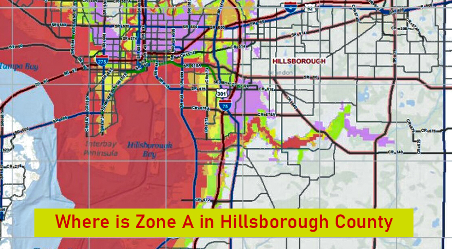 Where is Zone A in Hillsborough County